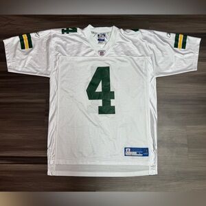 Reebok Brett Favre #4 Green Bay Packers NFL Alternate Away Jersey Men’s Large